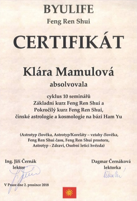 Certifikát 01